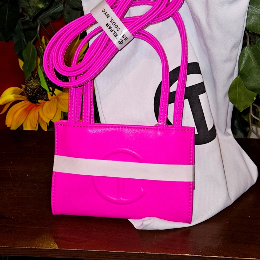 Telfar Small Shopping Bag PINK